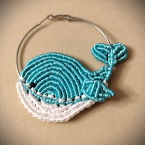 Earring whale (left one)